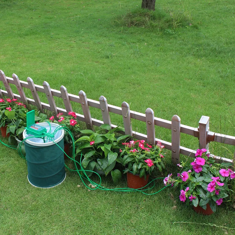 Automatique Micro Home Drip Irrigation Irrigation Kits System Strinkler avec un contrôleur intelligent pour jardin, Bonsaï Utilisation intérieure