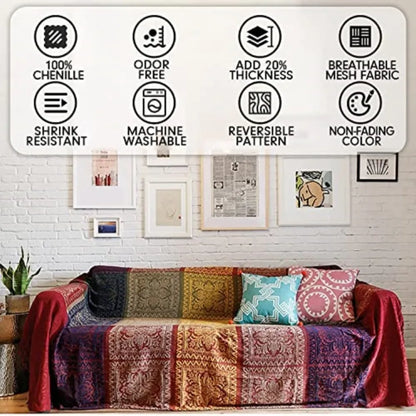 Boho Bohemian Throws Couvertures