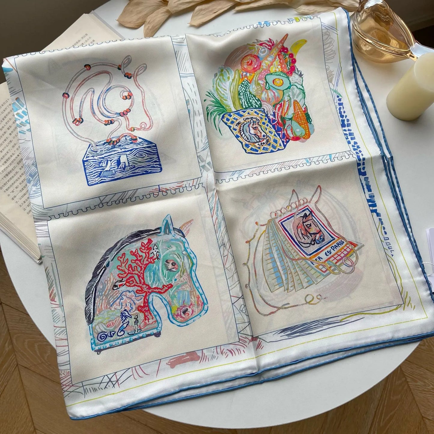 2023 Markë Air-Mez H ** Gratë luksoze Silk Twill Sam