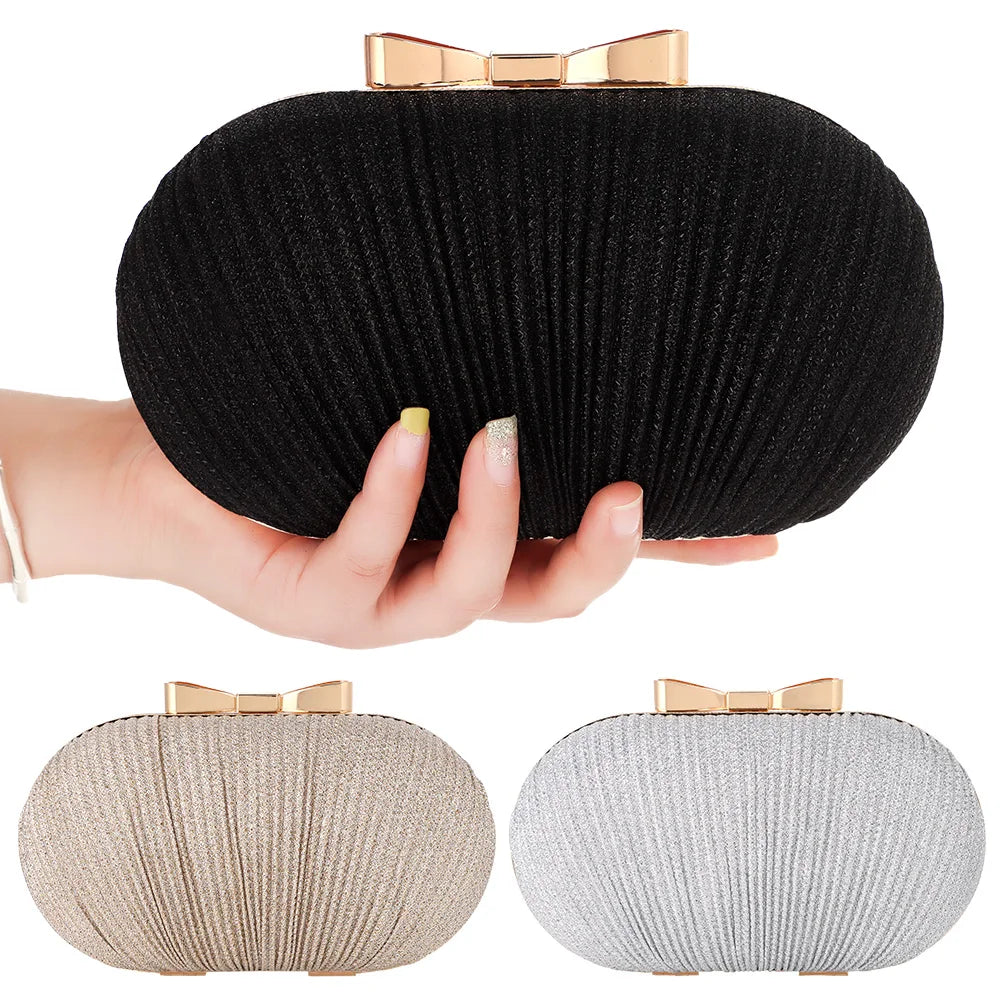 Dasma e tufës së martesave të martesave Gra Gra mbrëmje çanta çanta çanta shpatullash Elegante Rhinestones Forma e Vezës Banquet Clutch Purse