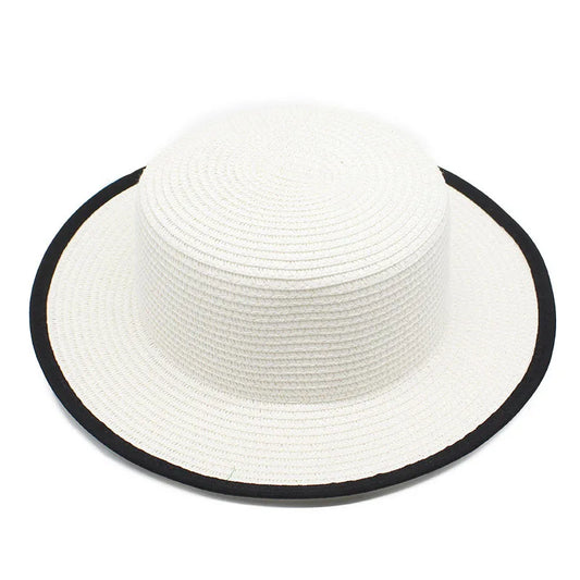 Novi dizajner žene i muškarci ravni gornji kape za slamke od fedora vintage jazz slamke kapeta ljetni sunhshade široki kape za slamke