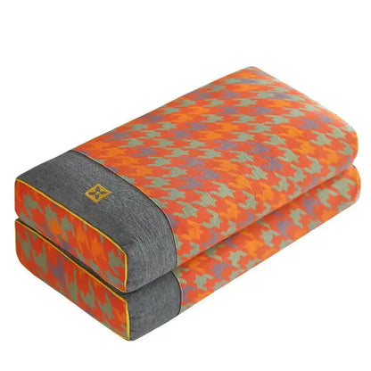 Hilo de doble capa Hilo Camplorador cuadrado Pilloza Sarrera Hacervasta Cáscara de almohada llena de almohada Centro de almohada extraíble y lavable