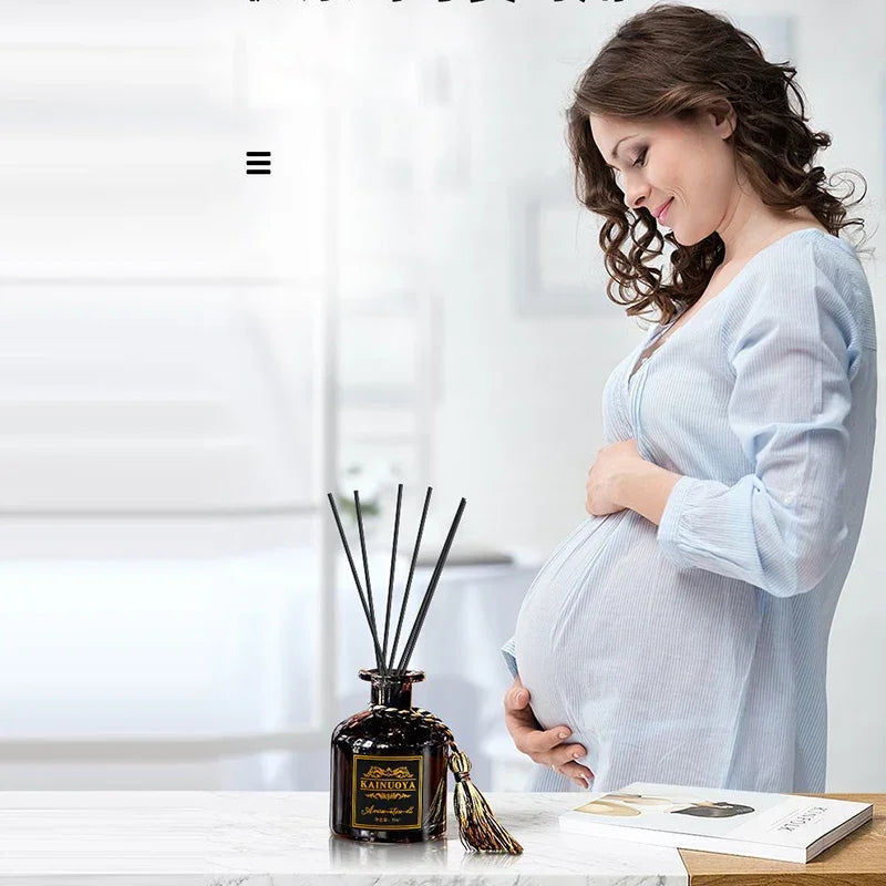 50 ml Ensembles de diffuseurs d'huile d'arôme Hilton avec des bâtons naturels pour le salon Air Fres