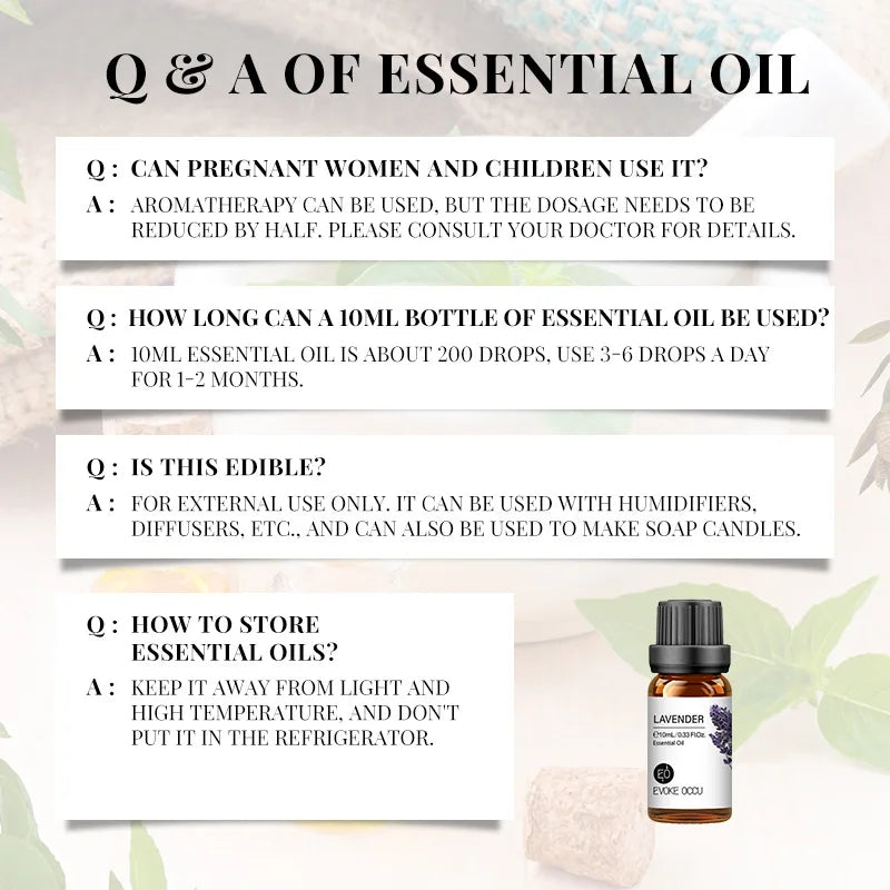 10 ml duftolier Pure ufortyndet stærk lugt til DIY stearinlys sæbe Bath Home Hotel Diffuser Befugter Lys duftende olie