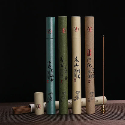 Yxymcf 40 Sticks natürlicher Sandelholz Weihrauch Schlaf Chinesische Heimatkornstöcke Aromatherapie Raum Duft Buddhistische Lieferungen