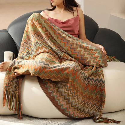 Boho postel Plaid Deka Geometrie Aztec Baja přikrývky Etnická pohovka obálky Slipcover Decor Hous visí tapiserie koberec Cobertor