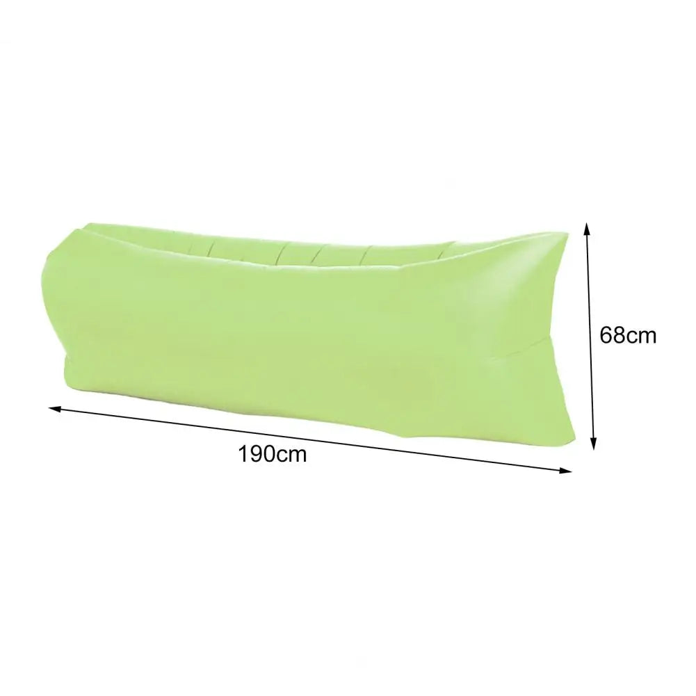 Oppustelig sofa sammenfoldelig lounge sofa sovende seng bærbar strand sofa doven seng stol camping luft madras havemøbler