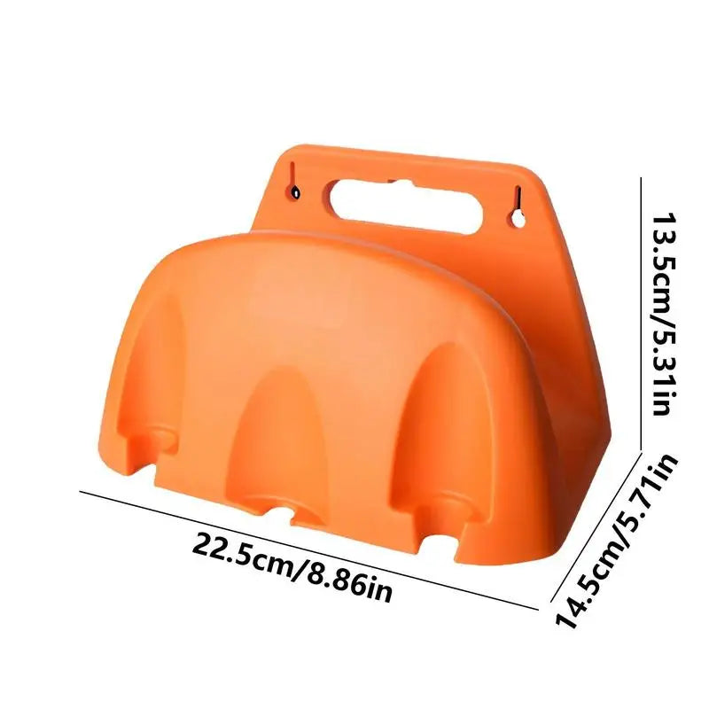 1 stk. Vægmonteret haven Irrigation Slange Rørbøjle Plaststativ Tød Vanding Slange Organizer Storager Holder Pipe Winding Frame