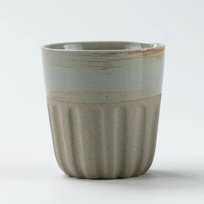 Restaurant Kiln Coffee Cup Ceramic Cup Office Mug Large Water Cup Japanese Simple Gradient Cup Beverage Utensils Kitchen