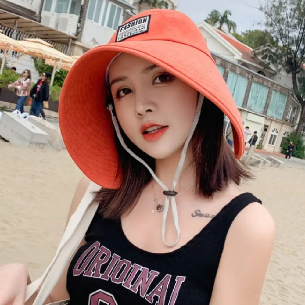 UV Protection Women Hat Fashionable Visor Big Brim Sun Protection Cap Breathable Sun Protection Summer Hat Rejse