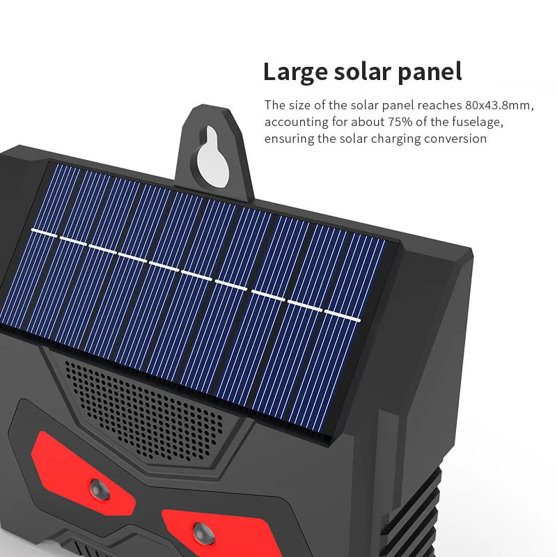 Nový solární odpuzující elektronický ultrazvukový odpuzovač zvířat Vodotěsný vnitřní venkovní zahrada myš ptačí pest odpuzovač škůdců