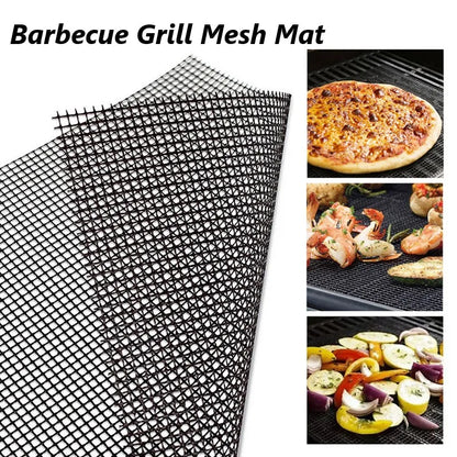 Nelepiteľné grilovanie sieťoviny Opätovne použiteľné tepelné odolnosť BBQ pečenie čistá podložka kuchynská varenie fajčiar