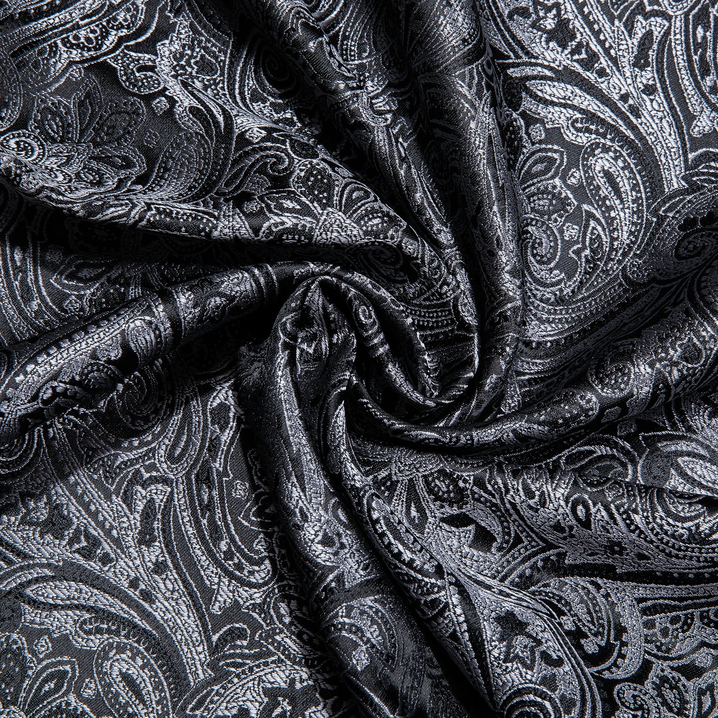 Divat selyem sál luxus band tervező férfiak nők fekete paisley kovácsolás bandanna flulard hangtompító pashmina barry. Wang A-1022