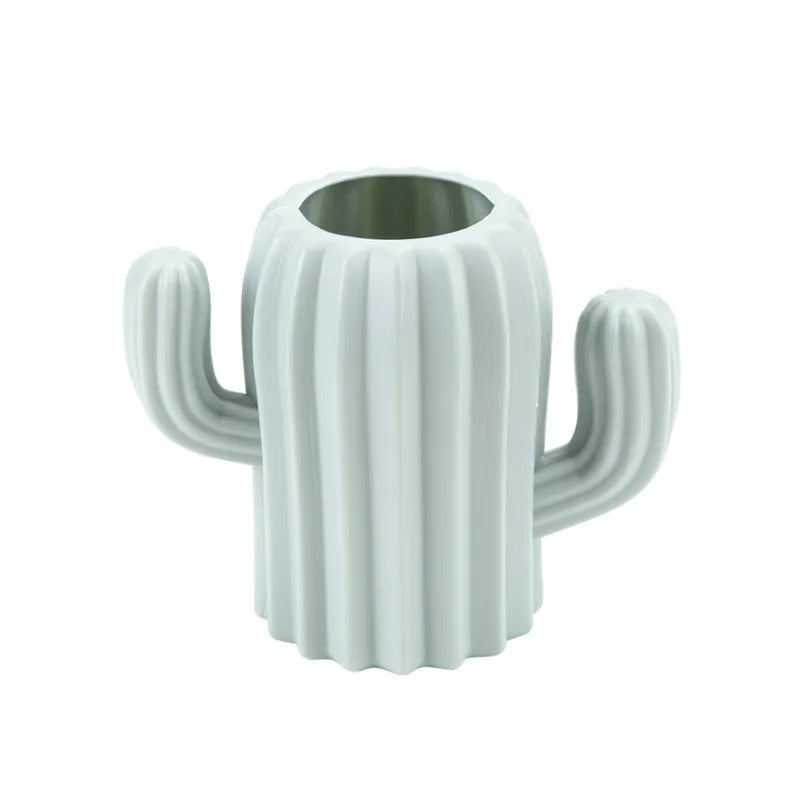 Morandi Plastic Vase Living Room Decoration Ornaments Modern Origami Plastic Vases for Flower Arrangements Home Decoration
