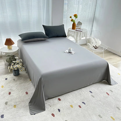 4pcs Juego de cubierta de edificio en espesor de 120gsm Color sólido Sólido Doble reina Reina Cubierta Camilla de cama Capas de cama de cama
