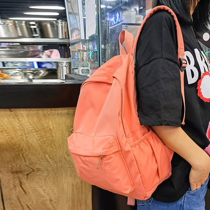 Mochila de moda lienzo de lienzo mochila bolso de hombro antirrobo nuevo bolso escolar para adolescentes escolar de niñas backapck femenina