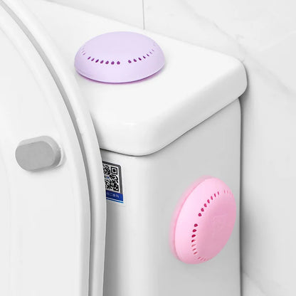 10pcs Toilet Air Deodorant Solid Round Fisher Aromatherapy Fragrance Lasting Deodorization Toilet Bedroom Wardrobe Car Home