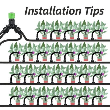 KESLA محول حنفية الري بالتنقيط 4-Way Splitter للحديقة 1/4 بوصة خرطوم نظام الري التلقائي عدة أصيص بونساي النبات الدفيئة