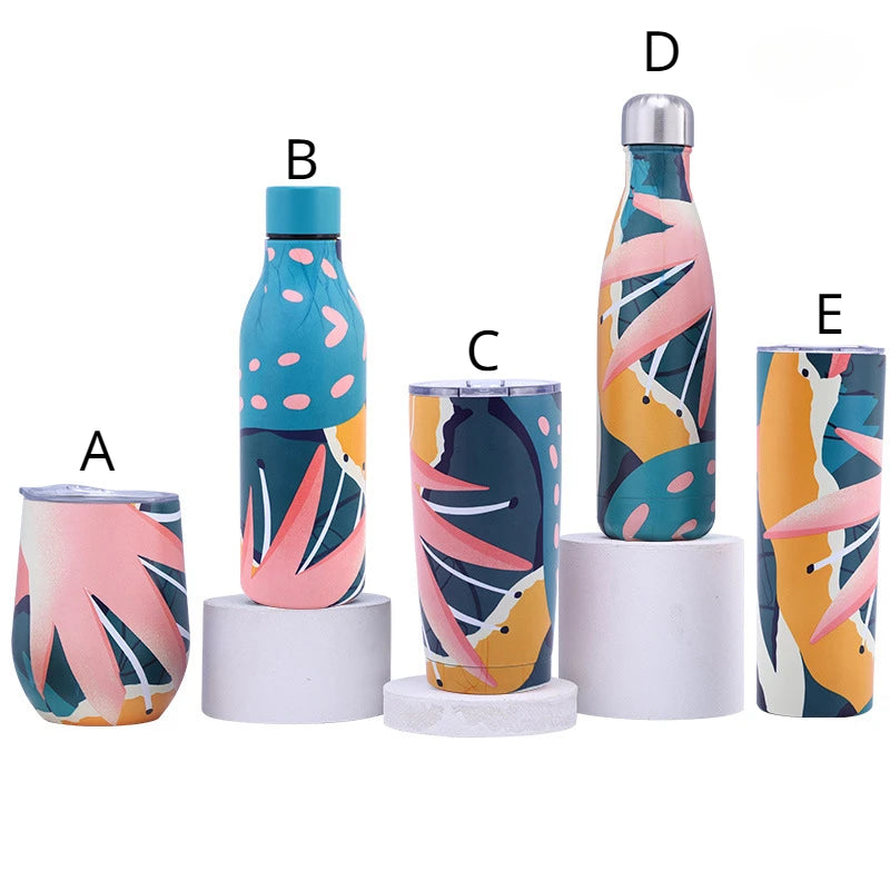 Cup Thermal Bottle for Coffee Travel Mug Insulated Tumbler School Water Bottle Stainless Steel Thermo Thermos Hot Themo Carry