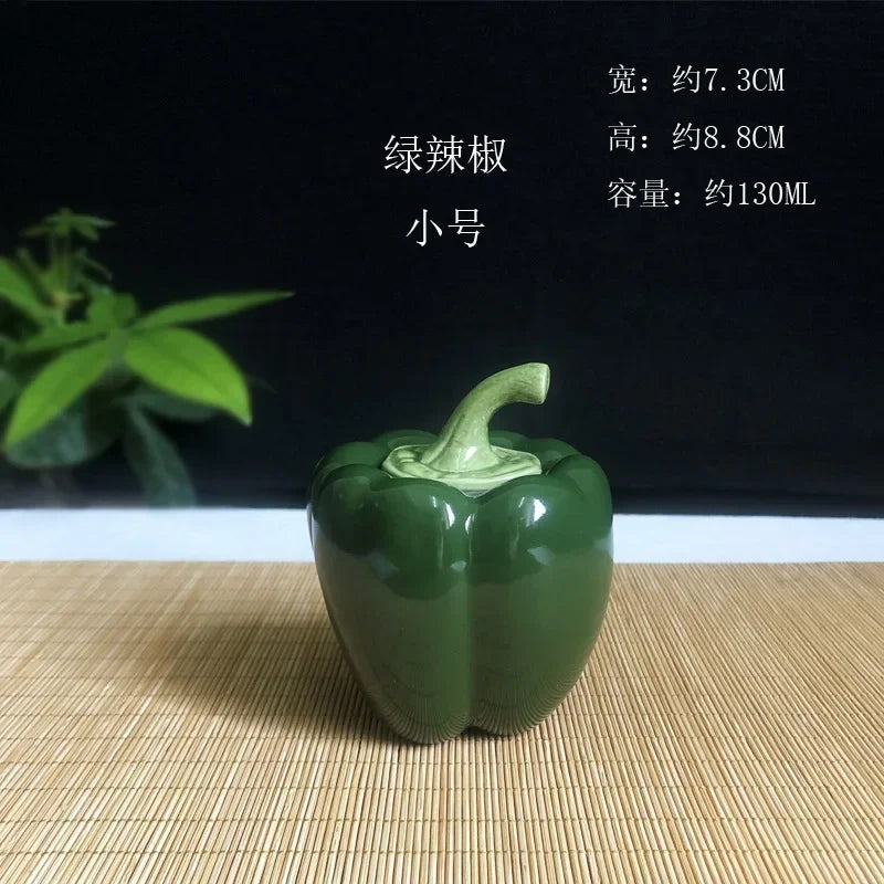 Simulation of Ceramic Sealed Jar Crafts Chili Tea Jar Snacks Storage Gift Bottle