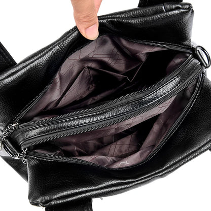 Luksuriøse håndvesker kvinner vesker designer stor kapasitet crossbody vesker for kvinner 2023 ny skulderveske ekte skinnhåndveske