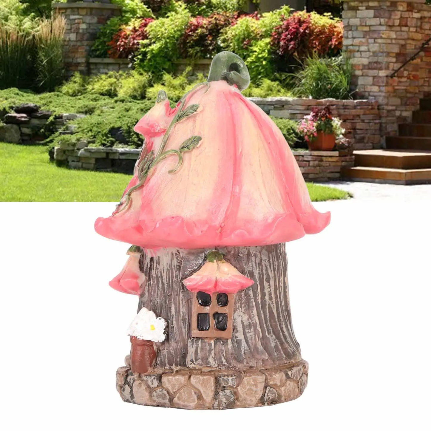 Ævintýri heimur gnome dvergur garður landmótunarhús