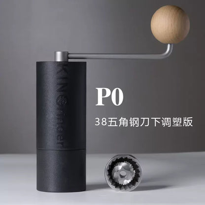 KINGrinder P0/P1/P2 Lightweight Manual Hand Coffee Grinder for Moka pot Drip with Assembly Consistency Stainless Steel