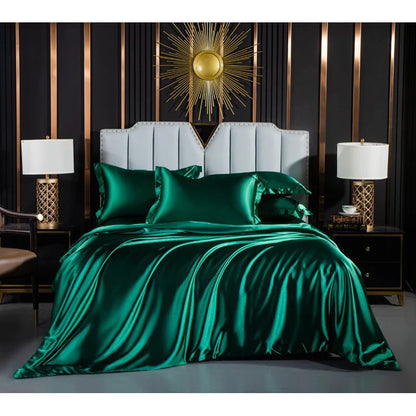 Wostar Solid Color Satin Rayon Vivet Cover Sampa de almohada de almohada de verano