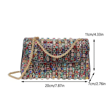 Borse designer di lusso jiomay borse di moda marca per donne eleganti e versatili borse di strass per feste
