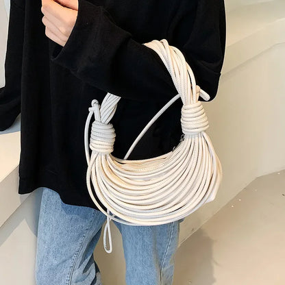 2023 Luxus Frauen Handtaschen Designer Marke handgewebte Nudelbeutel