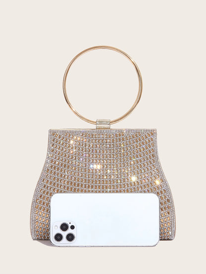 Demantur handtöskur rhinestones kvöldpokar brúðarstein