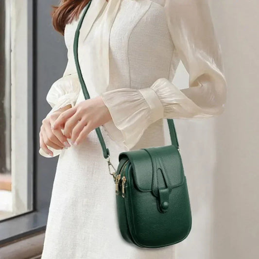 Vintage moda male torbe za rame za žene retro pu kože crossbody telefona glasnika torbica torbica torbice i torbe
