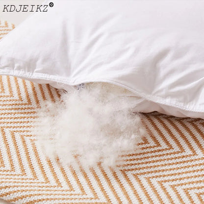 Kdjeikz Bread Goose Down Eddórico de lujo de lujo Soft Goose Down edredón edredón edredón edredón 、 Cuelas de otoño, 100% de algodón concha