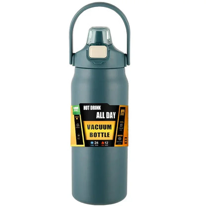 304 Stainless Steel Thermos Portable Outdoor Thermal Mug Tumbler Vacuum Flasks Cold and Hot Sports Water Bottle with Straw