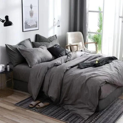 Coppia copripiumino nera con cuscino di lusso moderno concorrente moderno cover trapunta queen/king doppio letto singolo