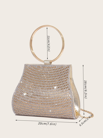 Demantur handtöskur rhinestones kvöldpokar brúðarstein