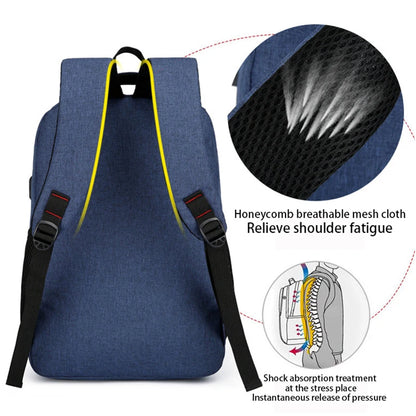 Herren -Rucksack große Kapazität Einfacher Modestudententasche für Modestudententasche