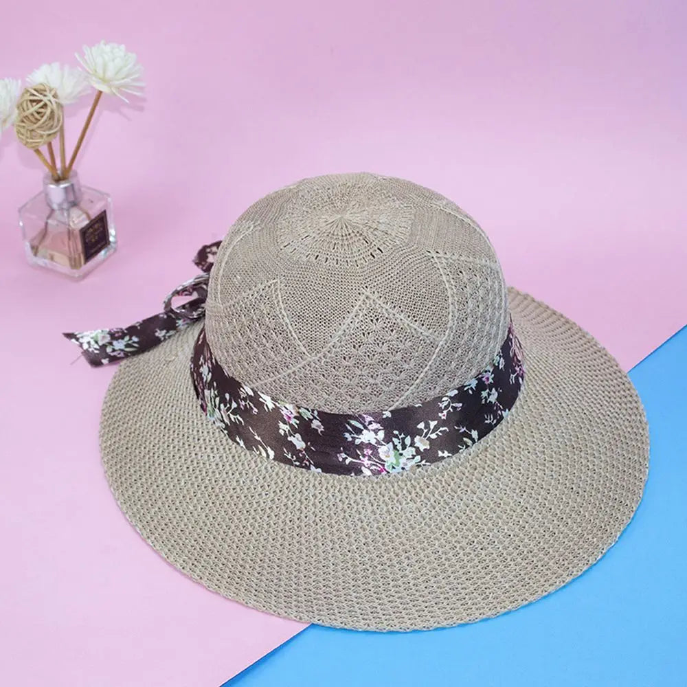 Holiday Brindable Breathable Fisherman Hats Women Girls Protection UV Mulheres Sun Hat Hat Brim Straw Hats Capace de praia