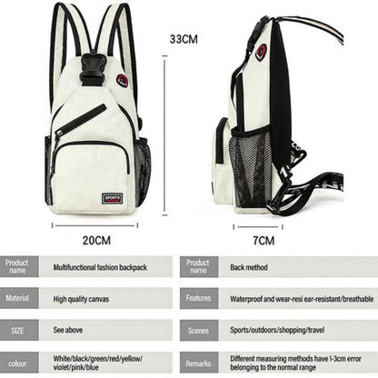 Kismis 1pc hommes femmes sac à poitrine de mode sac à bandoulière