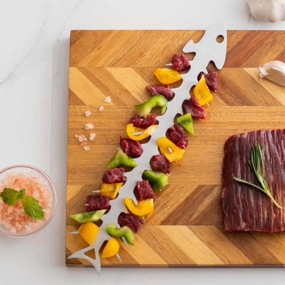 Metal Fishbone Shape Roast