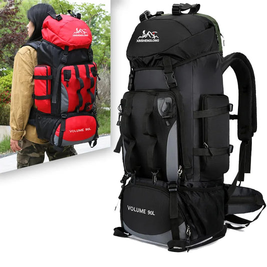 90L vodootporni planinarski kampiranje ruksak za trekking torba ruksack veliki kapacitet putovanja vanjske sportske torbe za kampiranje muški muškarci