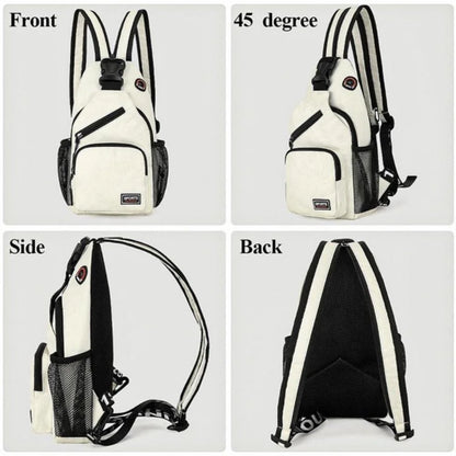 Kismis 1pc hommes femmes sac à poitrine de mode sac à bandoulière