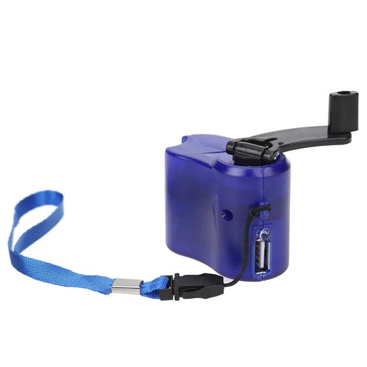 Prenosný 1 kus USB Phone Núdzová nabíjačka Camping Davična EDC Outdoor Sports Crank Cranker Travel Camping Camping
