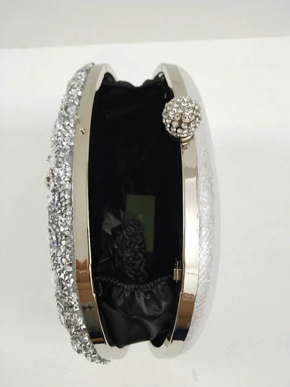 Dámská večeře taška móda nová slunečnice Inlaid Diamond Banquet Hand Taška Šaty Večerní taška