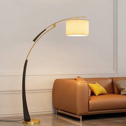 DORIAN Nordic Fishing Floor Lamp Modern Family Living Room Beside The Sofa Creative LED Decorative Standing Light