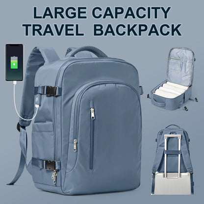 حقيبة كمبيوتر محمول حقيبة سفر للنساء سعة كبيرة Easyjet Carry-Ons 45x36x20 حقيبة ظهر Ryanair 40x20x25، حقيبة ظهر للمقصورة للرجال