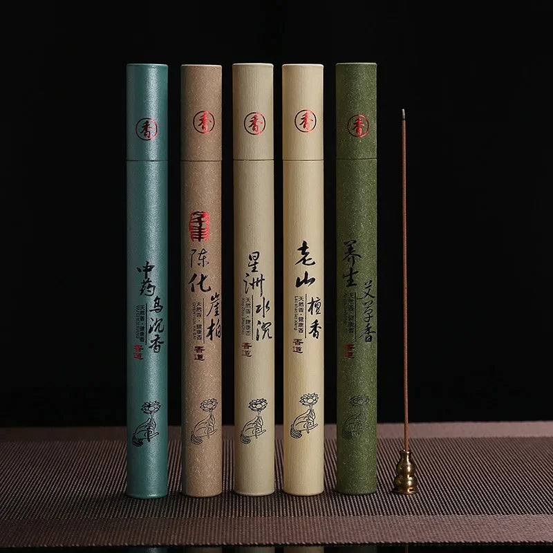 Yxymcf 40 Sticks natürlicher Sandelholz Weihrauch Schlaf Chinesische Heimatkornstöcke Aromatherapie Raum Duft Buddhistische Lieferungen