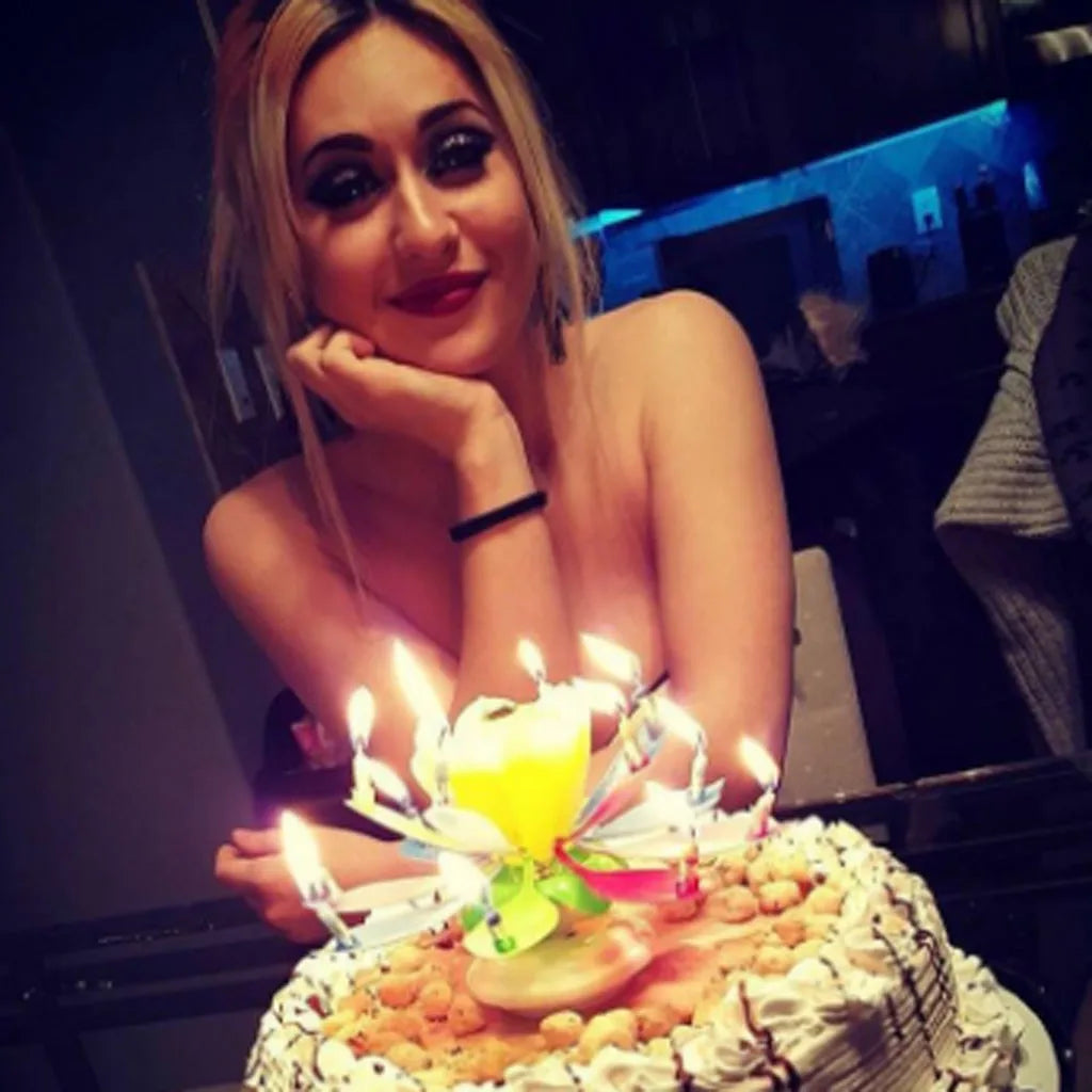 Festas de casamento de velas de velas de vela de aniversário