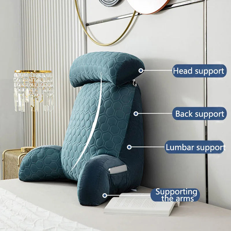 Chłodzenie lateksowa poduszka sofa poduszka poduszka z tyłu zdejmowana sofa sofa do czytania poduszka