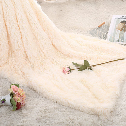 Suuri flanelli heittää huopa pitkä shaggy muhkea huopa sohva -sohvalle sänky talvi lämmin pehmeä fluffy faux fur bedspread 14 väriä